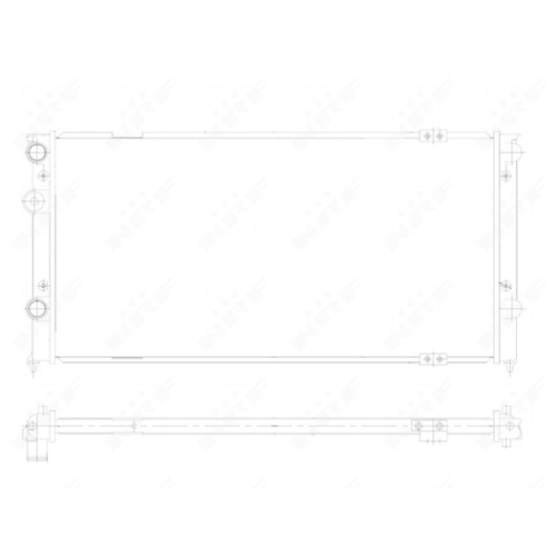 NRF Kühler, Motorkühlung 58929