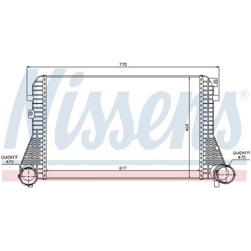 NISSENS Ladeluftkühler ** FIRST FIT ** 96610
