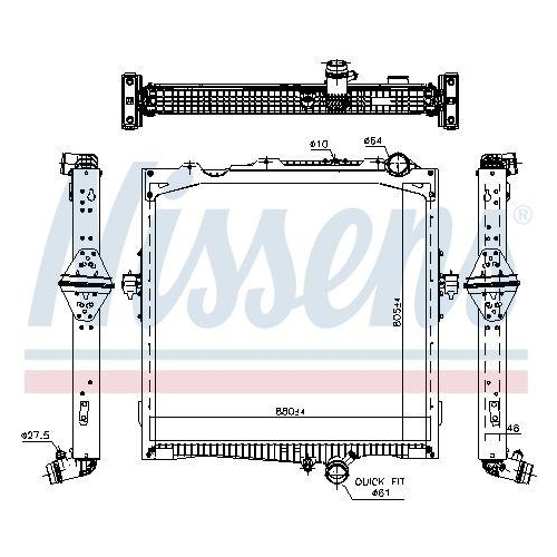 NISSENS K&uuml;hler, Motork&uuml;hlung 637877