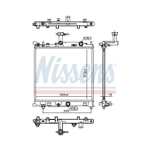 NISSENS K&uuml;hler, Motork&uuml;hlung 641777
