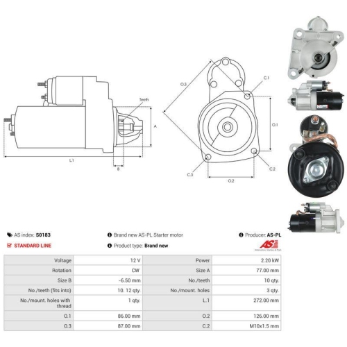 AS-PL Starter AS S0183