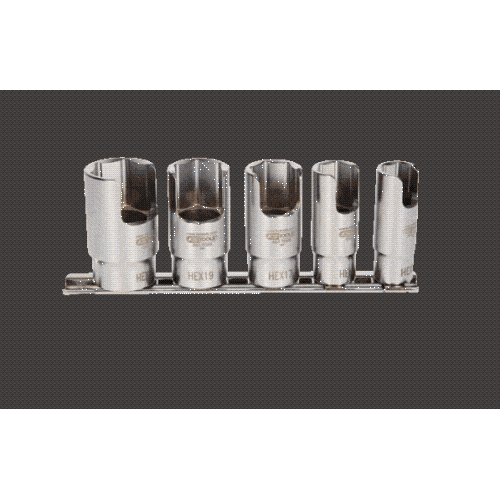 3/8 Zoll Spezial-Winkel-Rohrverbinder-Stecknuss-Satz, 5-tlg KS TOOLS 460.5085