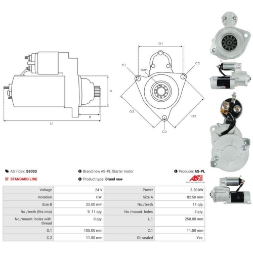 AS-PL Starter AS S5003