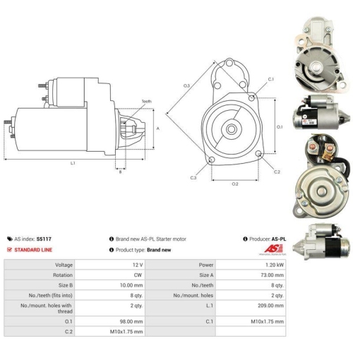 AS-PL Starter AS S5117