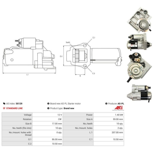 AS-PL Starter AS S5129