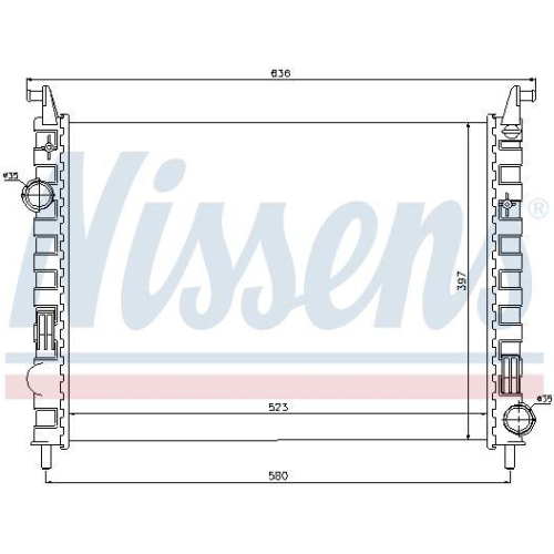 NISSENS K&uuml;hler, Motork&uuml;hlung 617862