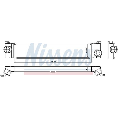 NISSENS Ladeluftk&uuml;hler 96624