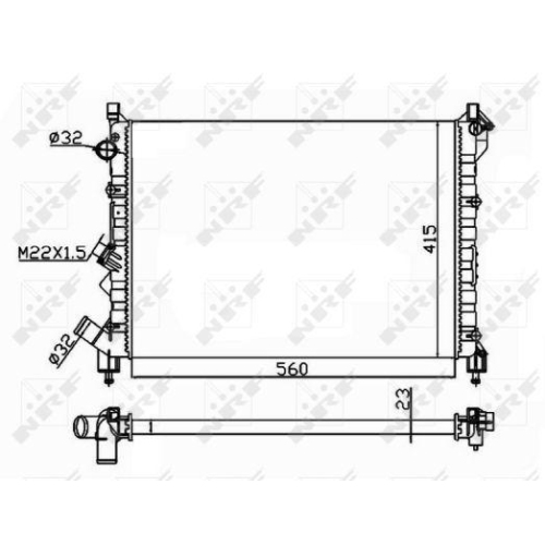 NRF K&uuml;hler, Motork&uuml;hlung Economy Class 58943A
