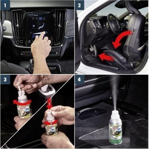 3x Klima Power Cleaner AirAid Klimaanlagenreiniger Duft 100ml SONAX 03234000