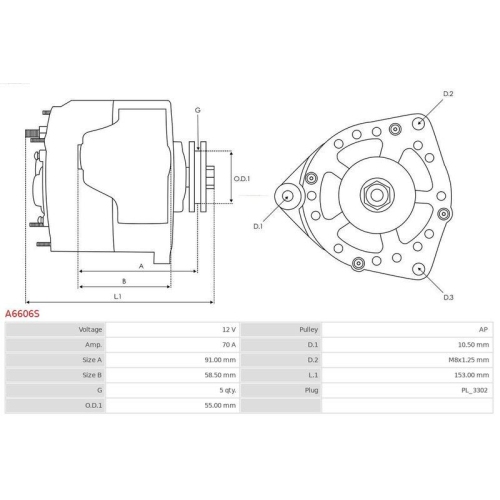 AS-PL Generator Brandneu AS-PL