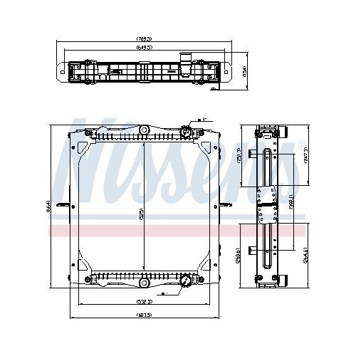 NISSENS K&uuml;hler, Motork&uuml;hlung 606775