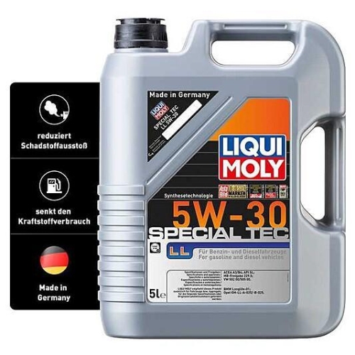 Liqui Moly Motoröl Special Tec LL, 5W-30, 20-Liter 4 x 5 Liter - Art.Nr. 1193