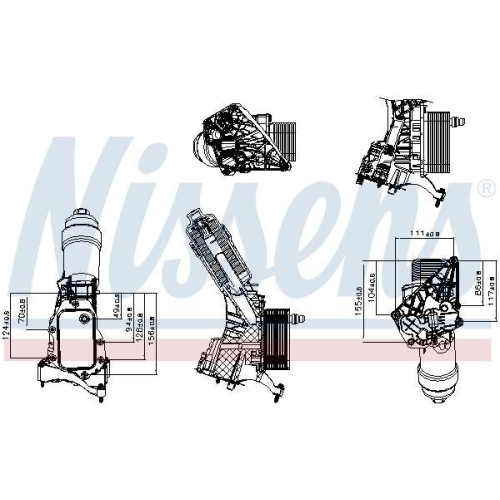 NISSENS &Ouml;lk&uuml;hler, Motor&ouml;l 91557