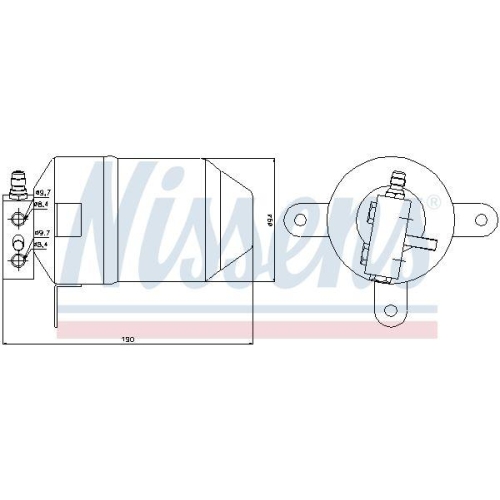 NISSENS Trockner, Klimaanlage 95006