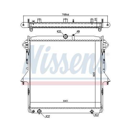 NISSENS K&uuml;hler, Motork&uuml;hlung 69246