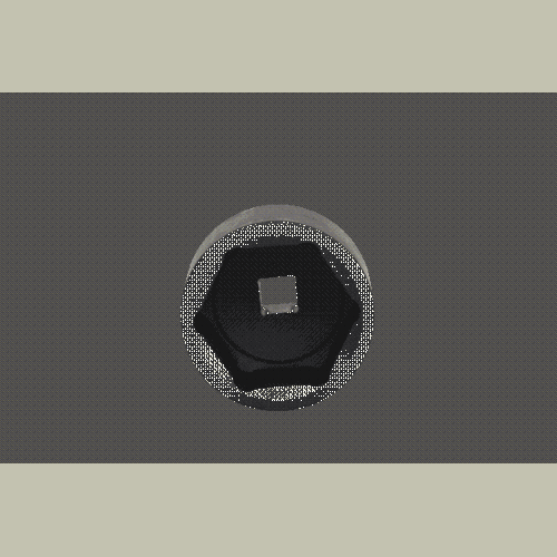 1 Zoll Sechskant-Kraft-Stecknuss, kurz, 95mm KS TOOLS 515.1795