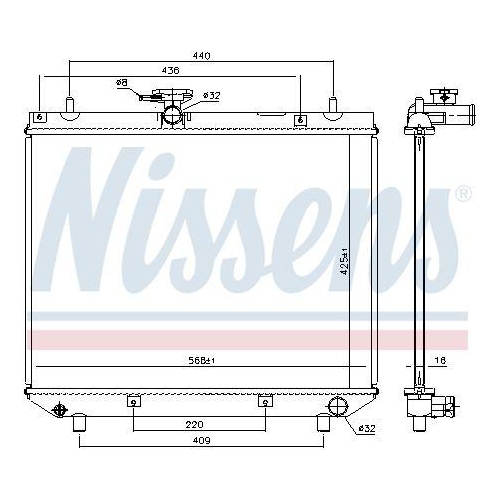 NISSENS K&uuml;hler, Motork&uuml;hlung 617555