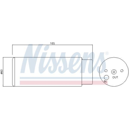 NISSENS Trockner, Klimaanlage 95380