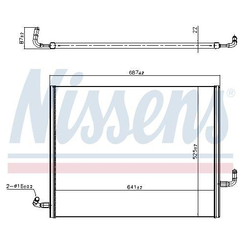 NISSENS K&uuml;hler, Motork&uuml;hlung 606419