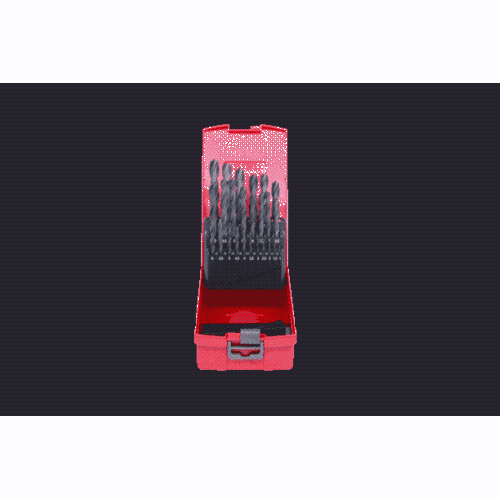 HSS-R Spiralbohrer-Satz, Kunststoffkassette, 25-tlg, 1-13mm KS TOOLS 330.1623