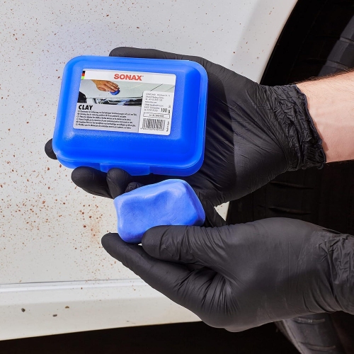 SONAX Clay Reinigungsknete 100 g Lack Reiniger Knete Knetmasse blau 04501050