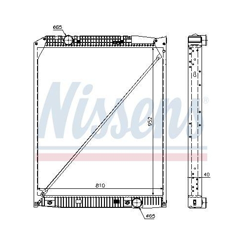 NISSENS Kühler, Motorkühlung 62649A