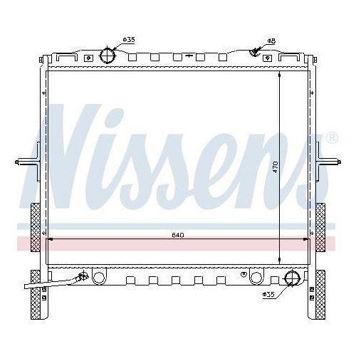 NISSENS K&uuml;hler, Motork&uuml;hlung 66658