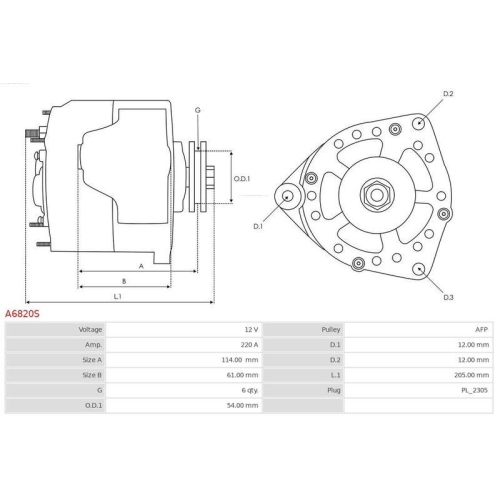 AS-PL Generator Brandneu AS-PL