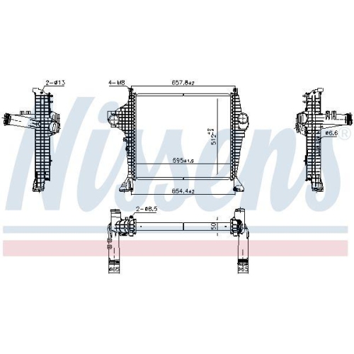 NISSENS Ladeluftkühler 961327