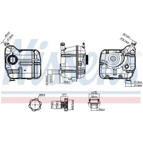 NISSENS Ausgleichsbeh&auml;lter, K&uuml;hlmittel ** FIRST FIT ** 996414