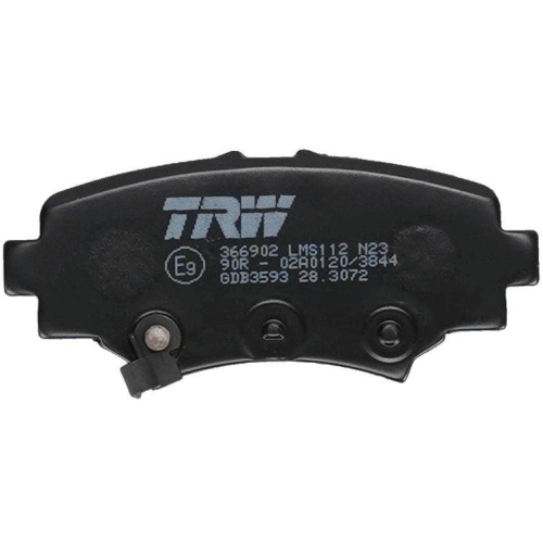 TRW Bremsbelagsatz, Scheibenbremse GDB3593