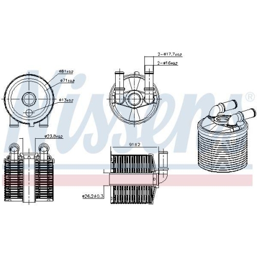 NISSENS &Ouml;lk&uuml;hler, Automatikgetriebe 91506