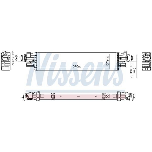 NISSENS Ladeluftk&uuml;hler 961335