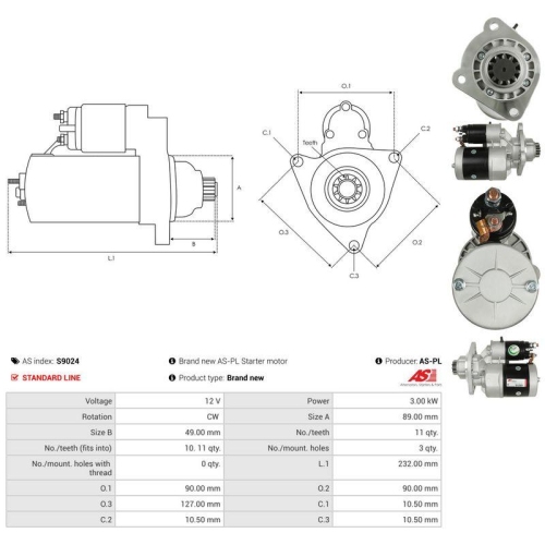 AS-PL Starter AS S9024