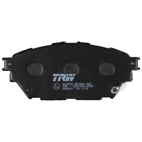 TRW Bremsbelagsatz, Scheibenbremse GDB3611