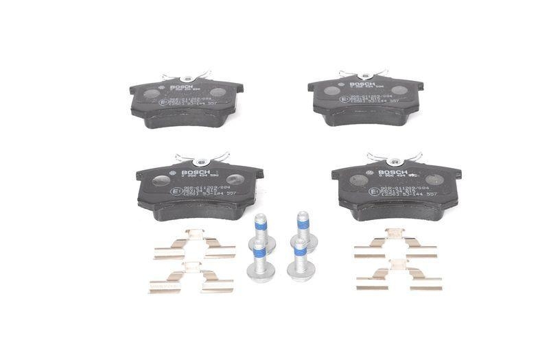 BOSCH Bremsenset Bremsensatz hinten Bremsscheiben + Bremsbel&auml;ge f&uuml;r VW GOLF VI