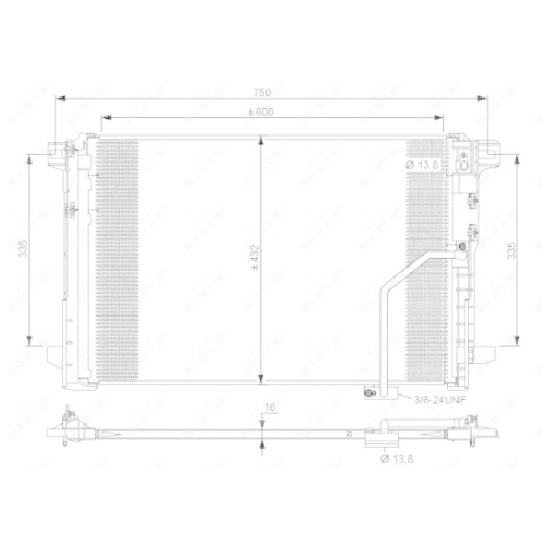 NRF Kondensator, Klimaanlage EASY FIT 35793