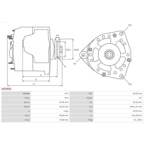 AS-PL Generator Brandneu AS-PL