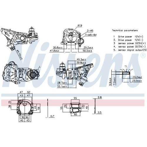NISSENS AGR-Ventil ** FIRST FIT ** 98556