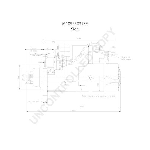BOM-Prestolite Starter M105R3031SE