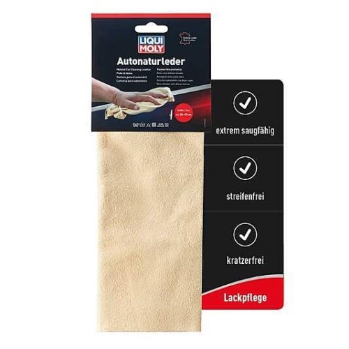 Poliertuch LIQUI MOLY 1596 Autonaturleder Pflegemittel Leder Natur 1 St&uuml;ck