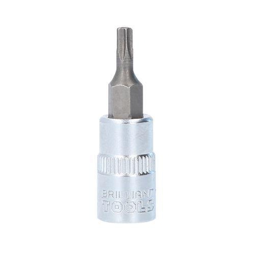 1/4 Zoll Torx-Bit-Stecknuss, mit Stirnlochbohrung, TB15 BRILLIANT TOOLS BT020982