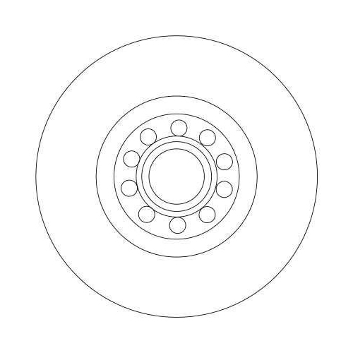 TRW Bremsscheibe TRW SINGLE DF4258S