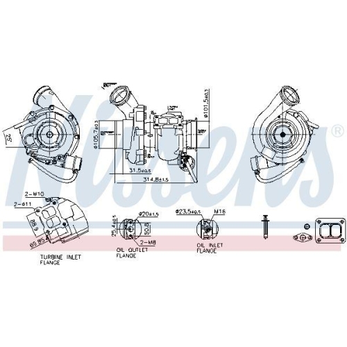 NISSENS Lader, Aufladung ** FACTORY NEW ** 93339