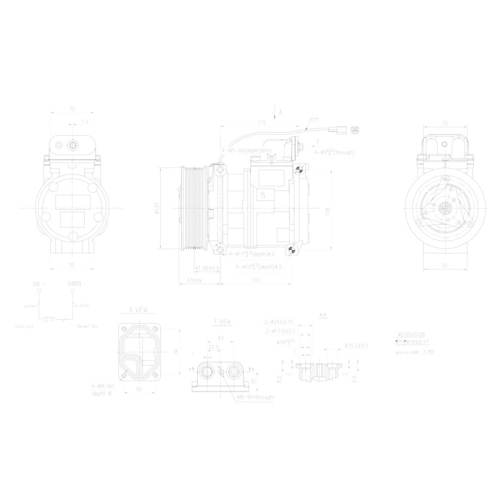 HELLA Kompressor, Klimaanlage >>> Easy2Fit <<< 8FK 366 200-021