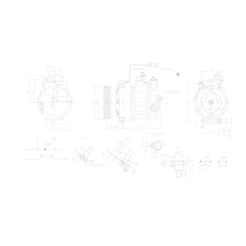 HELLA Kompressor, Klimaanlage >>> Easy2Fit <<< 8FK 366 200-181