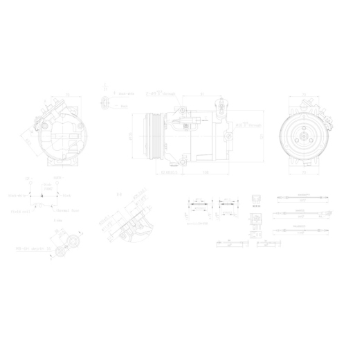 HELLA Kompressor, Klimaanlage >>> Easy2Fit <<< 8FK 366 200-221