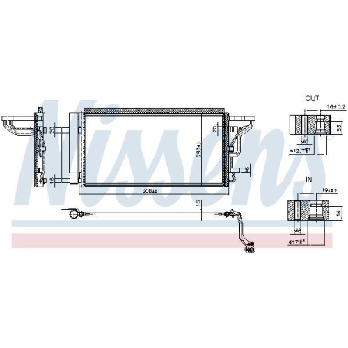 NISSENS Kondensator, Klimaanlage ** FIRST FIT ** 941370