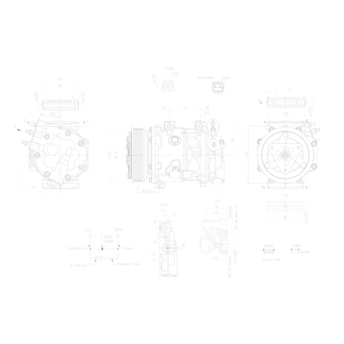 HELLA Kompressor, Klimaanlage >>> Easy2Fit <<< 8FK 366 200-271