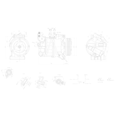 HELLA Kompressor, Klimaanlage >>> Easy2Fit <<< 8FK 366 200-301